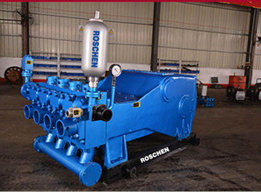 Cavalli vapore pompa di fango Triplex a quattro cilindri orizzontale di 500 chilowatt per industria del giacimento di petrolio