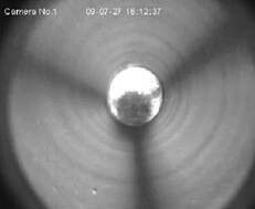 Video macchina fotografica di ispezione del pozzo trivellato della macchina fotografica del martello per la correzione di rettitudine